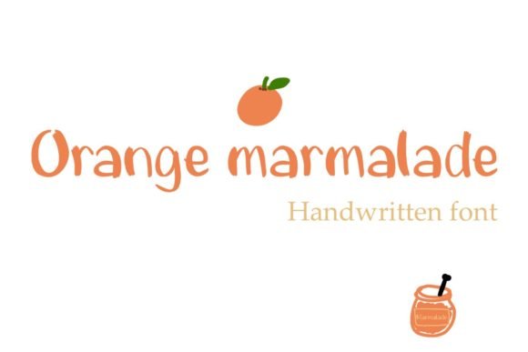 Orange Marmalade Font - Featured Image
