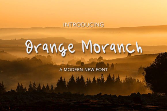 Orange Moranch Font - Featured Image