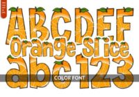 Orange Slice Font - Featured Image