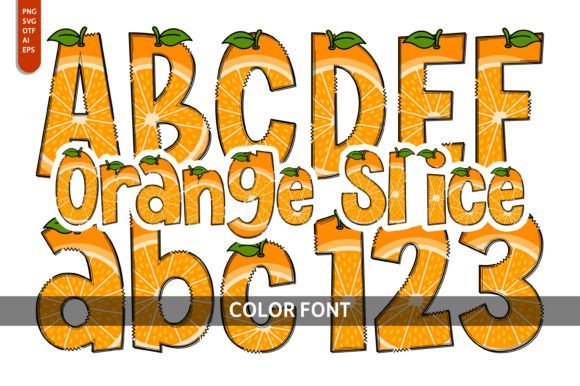 Orange Slice Font - Featured Image