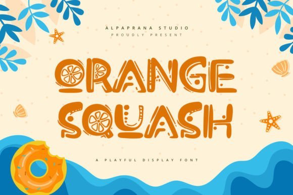 Orange Squash Font - Featured Image