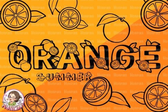 Orange Summer Font - Featured Image