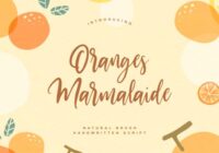 Oranges Marmalaide Font - Featured Image
