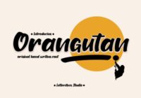 Orangutan Font - Featured Image