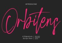 Orbitens Font - Featured Image