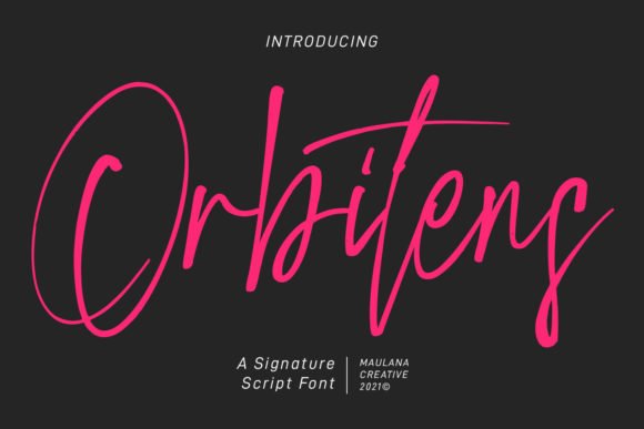 Orbitens Font - Featured Image