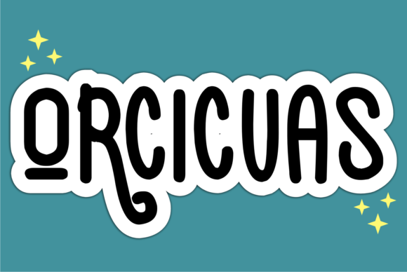 Orcicuas Font - Featured Image