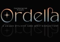 Ordella Font - Featured Image