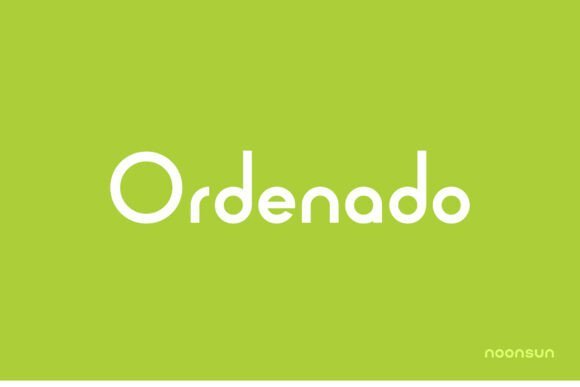 Ordenado Font - Featured Image