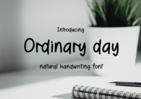 Ordinary Day Font - Featured Image