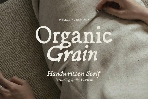 Organic Grain Font - Featured Image