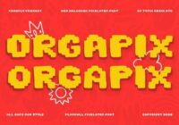 Orgapix Font - Featured Image