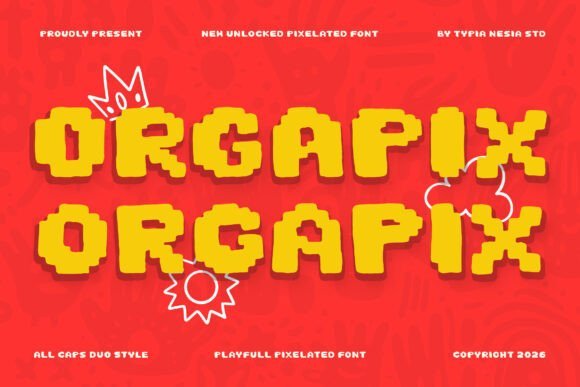 Orgapix Font - Featured Image