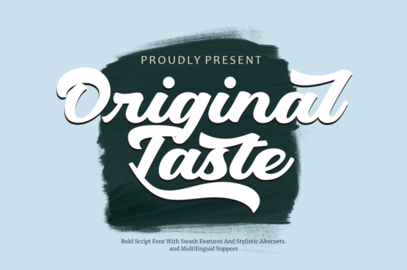 Original Taste Font - Featured Image