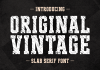 Original Vintage Font - Featured Image