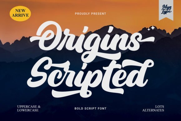 Origins Scripted Font - Featured Image