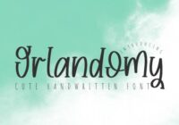 Orlandomy Font - Featured Image