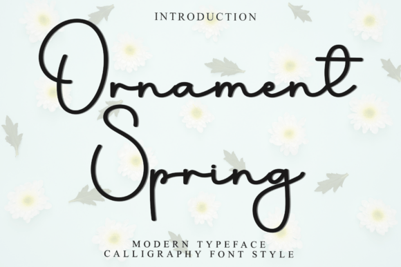 Ornament Spring Font - Featured Image