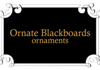 Ornate Blackboards Font - Featured Image