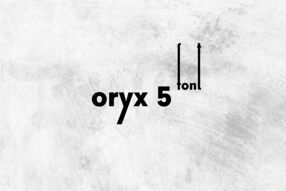 Oryx 5 Font - Featured Image