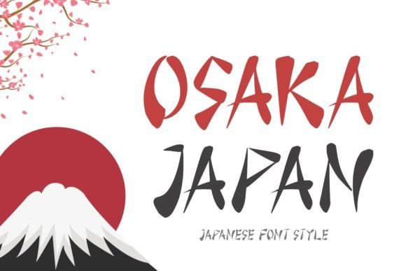 Osaka Japan Font - Featured Image