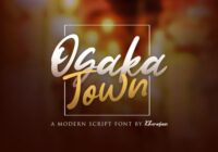 Osaka Town Font - Featured Image