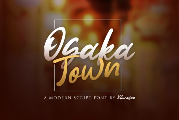 Osaka Town Font - Featured Image