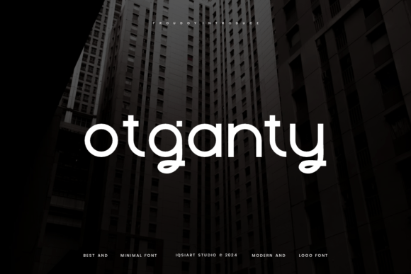 Otganty Font - Featured Image