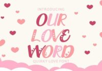 Our Love Word Font - Featured Image