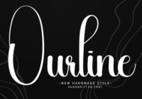 Ourline Font - Featured Image