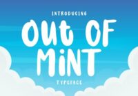 Out of Mint Font - Featured Image
