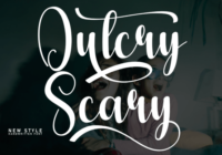 Outcry Scary Font - Featured Image
