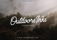 Outdoors Inks Font - Featured Image