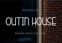 Outin House Font - Featured Image