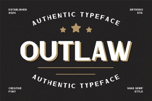 Outlaw Font - Featured Image