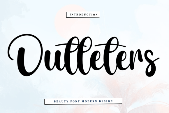 Outleters Font - Featured Image