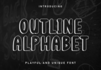 Outline Alphabet Font - Featured Image