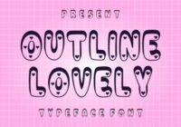 Outline Lovely Font - Featured Image