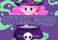 Outline Magic Font - Featured Image