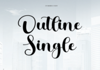 Outline Single Font - Featured Image