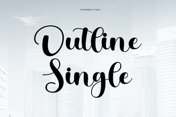 Outline Single Font - Featured Image
