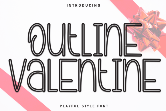 Outline Valentine Font - Featured Image