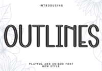 Outlines Font - Featured Image