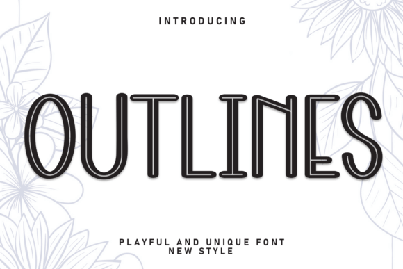 Outlines Font - Featured Image