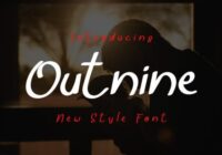 Outnine Font - Featured Image