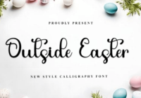 Outside Easter Font - Featured Image