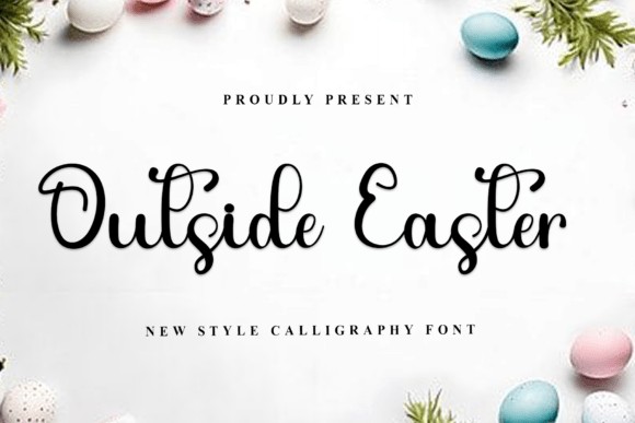 Outside Easter Font - Featured Image