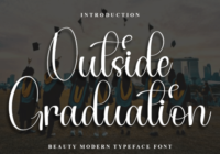 Outside Graduation Font - Featured Image