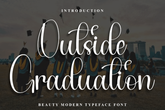 Outside Graduation Font - Featured Image