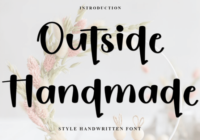 Outside Handmade Font - Featured Image